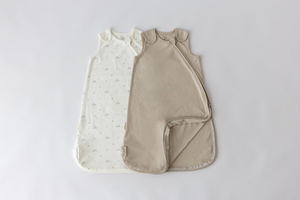 Lamb Babies Cozy Sleep Sacks in Gray, set of 2