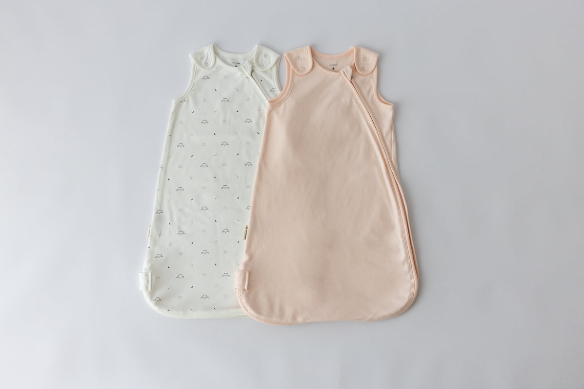 Lamb Babies Cozy Sleep Sacks in Pink, set of 2